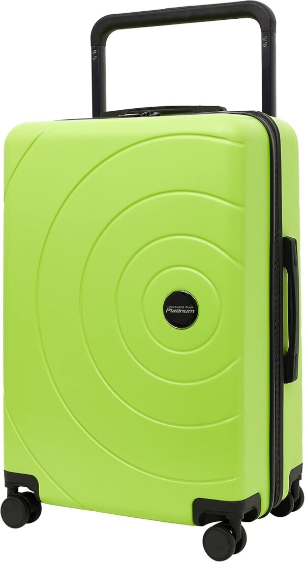 Travelers Club 2PC Odyssey Luggage Set, Lime Green, 20" Carry-On - Image 2