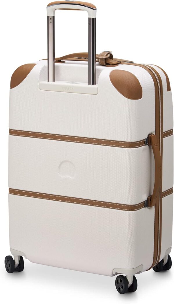 DELSEY PARIS Chatelet Air 2.0 Hardside Luggage with Spinner Wheels, Angora, Checked-Medium 24 Inch - Image 7