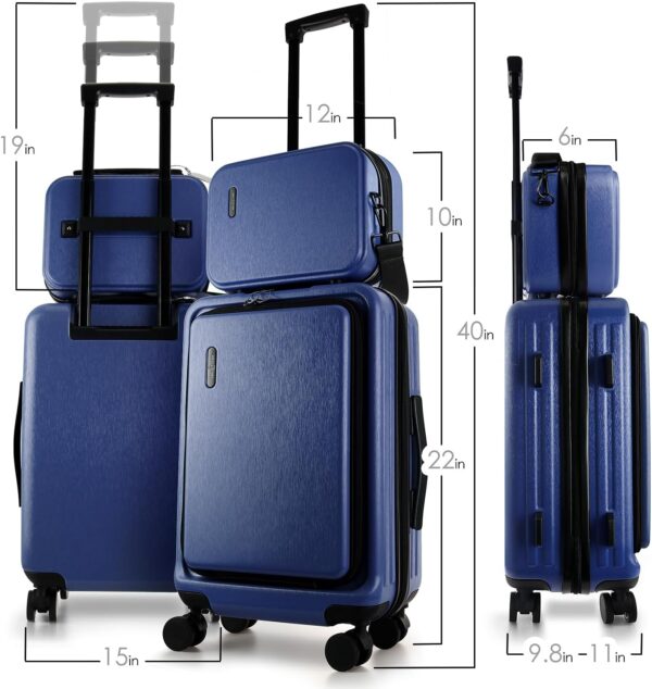Expandable, Navy, 22 Inch - Image 2