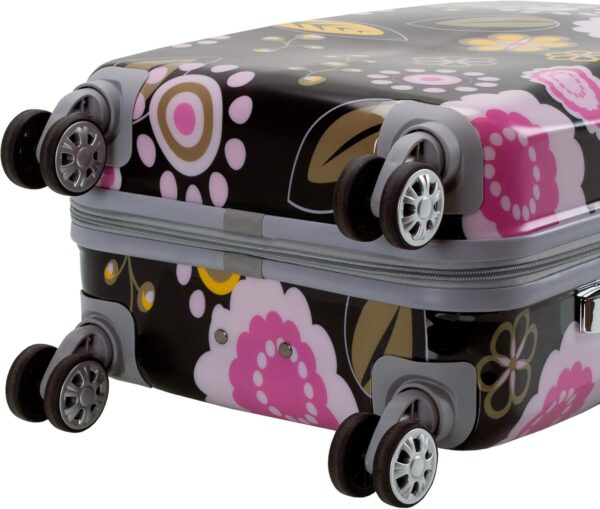 Rockland Vision Hardside Spinner Wheel Luggage, Pucci, Carry-On 20-Inch - Image 4