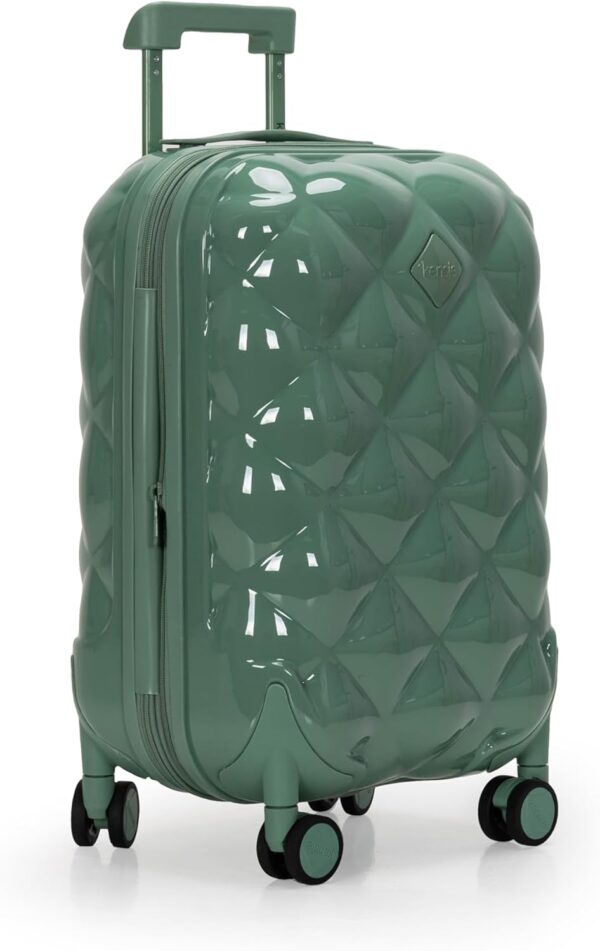 Travelers Club Women's Alluring 3 Piece Luggage Set, Basil - Image 8