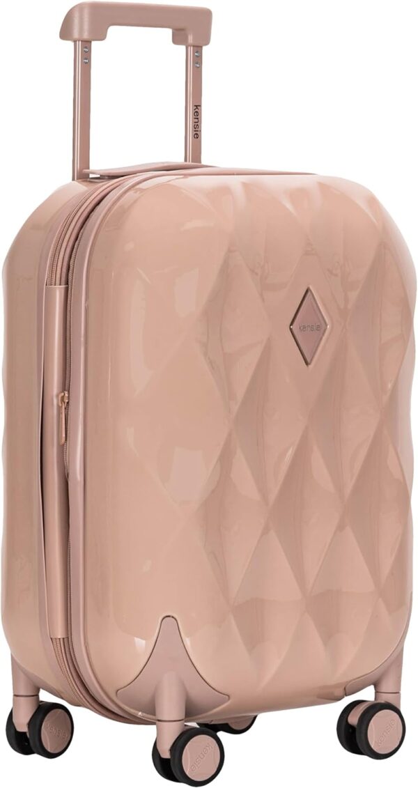 Travelers Club Women's Enchanting 3 Piece Luggage Set, Rose Dust - Image 8