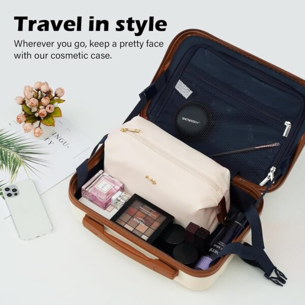 Coolife Luggage Set 3 Piece Suitcase Set Carry On Luggage PC Hardside Luggage TSA Lock Spinner Wheels Telescopic Handle - Image 6