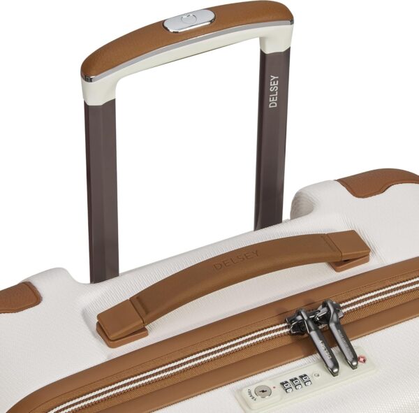 DELSEY PARIS Chatelet Air 2.0 Hardside Luggage with Spinner Wheels, Angora, Checked-Medium 24 Inch - Image 10