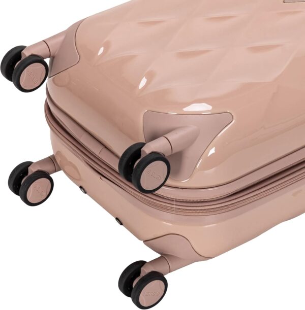 Travelers Club Women's Enchanting 3 Piece Luggage Set, Rose Dust - Image 5