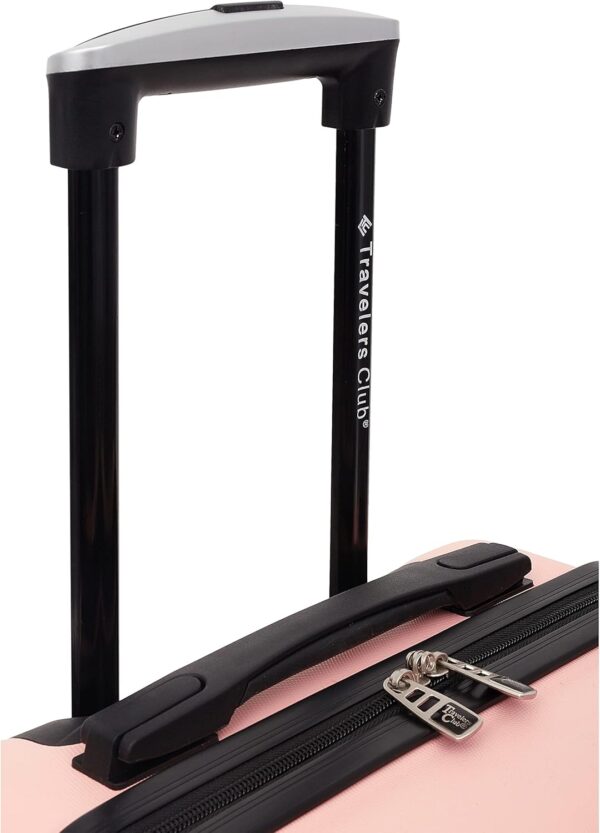 Travelers Club Richmond Spinner Luggage, Rose Gold, Carry-On 22-Inch - Image 8