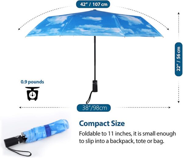 SY COMPACT Travel umbrella Automatic Windproof umbrellas-Factory Store - Image 4