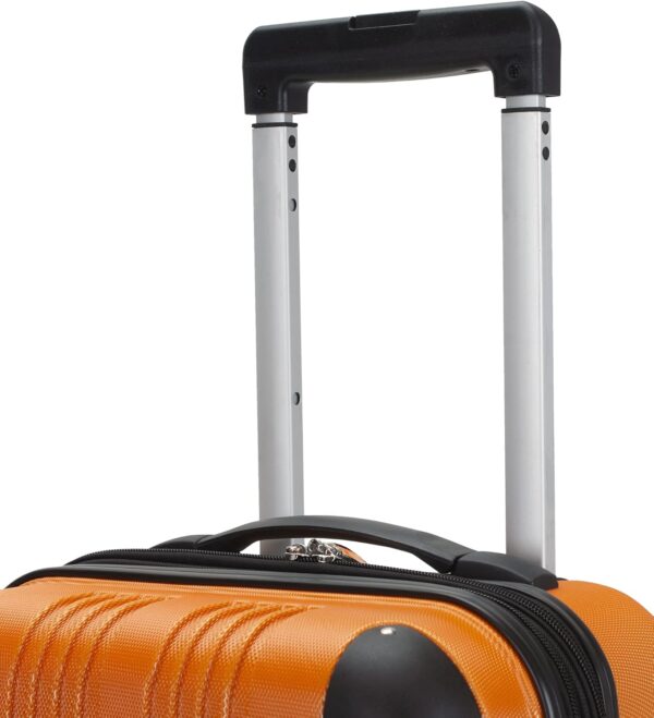Rockland London Hardside Expandable Luggage with Spinner Wheels, Orange, 28-24-20-Inch - Image 9