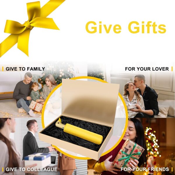 Cute Duck Umbrella Automatic - Compact Pretty Pocket Size Strong Duck Collapsible Umbrella Yellow Wooden Handle for Women - Image 2