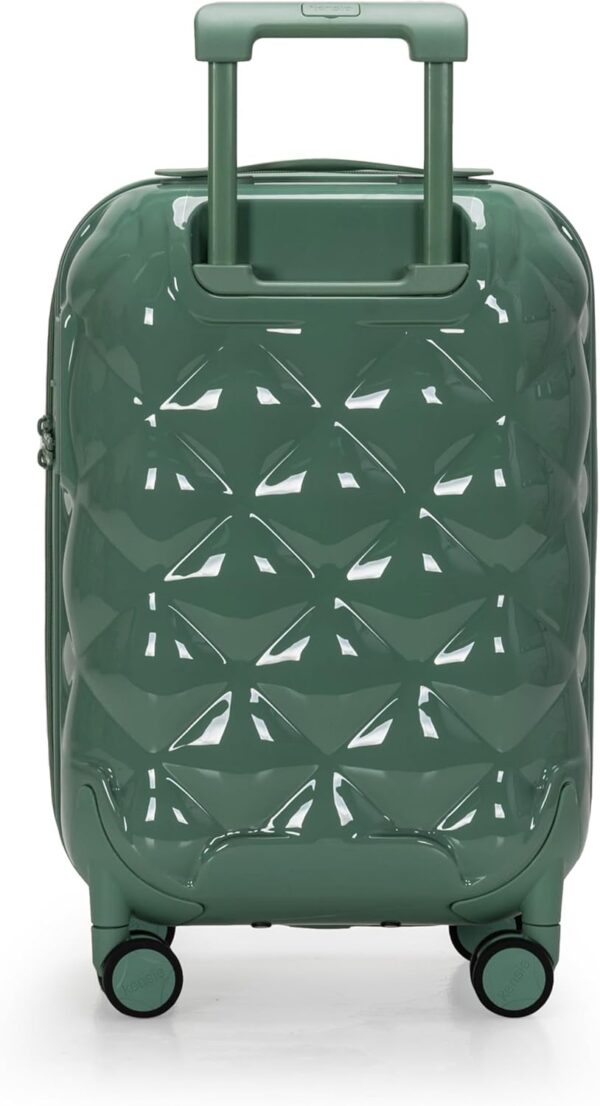 Travelers Club Women's Alluring 3 Piece Luggage Set, Basil - Image 4