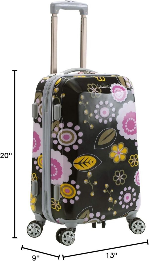 Rockland Vision Hardside Spinner Wheel Luggage, Pucci, Carry-On 20-Inch - Image 5