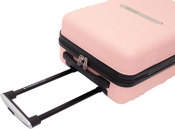 Travelers Club Richmond Spinner Luggage, Rose Gold, Carry-On 22-Inch - Image 9
