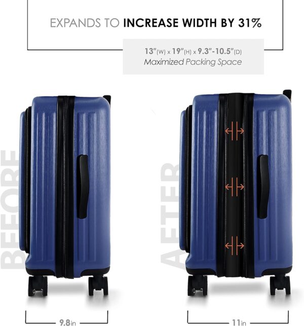 Expandable, Navy, 22 Inch - Image 5