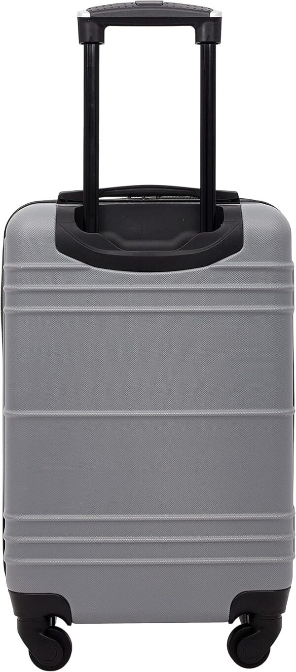 Travelers Club Richmond Spinner Luggage, Charcoal, Carry-On 22-Inch - Image 5