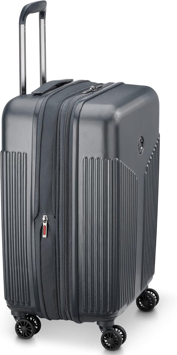 DELSEY PARIS Comete 3.0 Hardside Expandable Luggage with Spinner Wheels, Graphite, Carry-on 20 Inch - Image 4