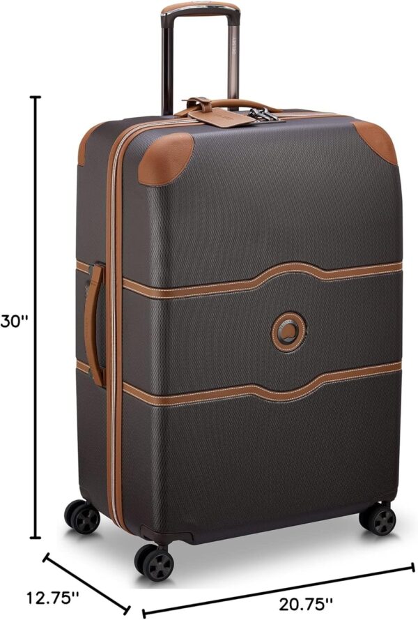 DELSEY PARIS Chatelet Air 2.0 Hardside Luggage with Spinner Wheels, Chocolate Brown, 2 Piece Set (19/28) - Image 11