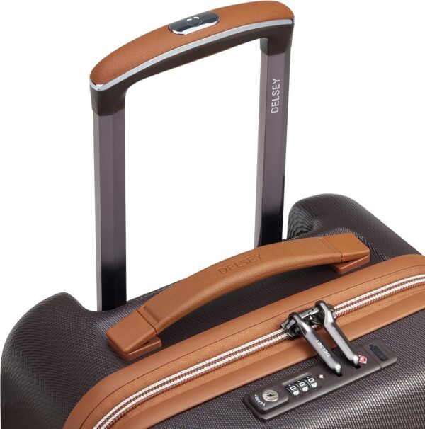 DELSEY PARIS Chatelet Air 2.0 Hardside Luggage with Spinner Wheels, Chocolate Brown, 2 Piece Set (19/28) - Image 7
