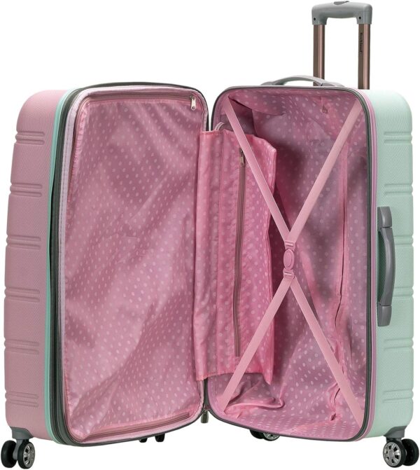 Rockland Melbourne Hardside Expandable Luggage with Spinner Wheels, Mint, 2 Piece (20/28) - Image 7