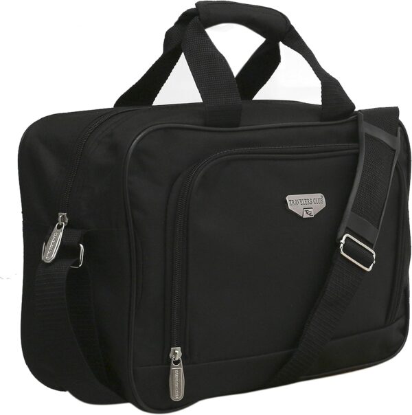 Travelers Club Euro Carry-On Luggage, Black, 3-Piece Set - Image 7