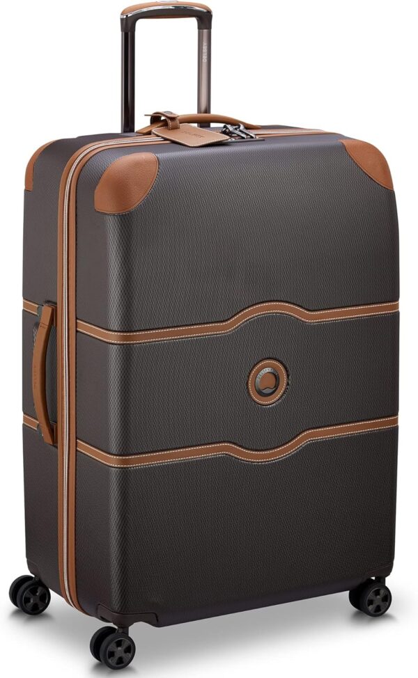 DELSEY PARIS Chatelet Air 2.0 Hardside Luggage with Spinner Wheels, Chocolate Brown, 2 Piece Set (19/28) - Image 4
