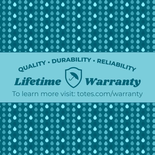 totes Titan Manual Open Windproof & Water-Resistant Compact Foldable Travel Umbrella - Image 5