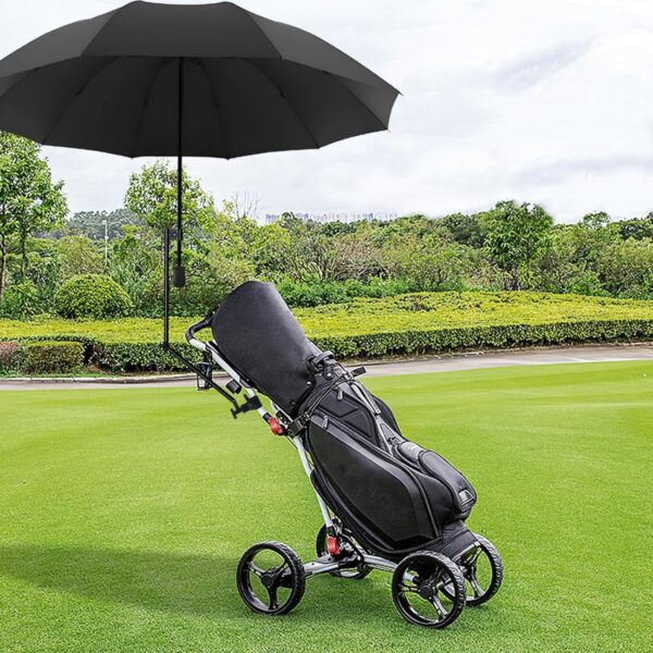 UPF 50+ Beach Umbrella with Adjustable Universal Clamp - Image 7