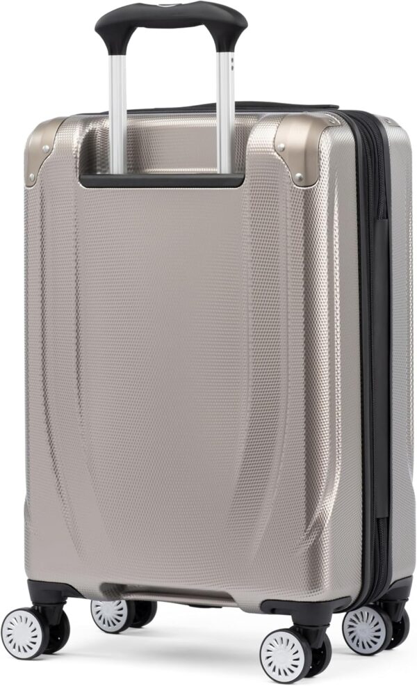 Travelpro Pathways 3 Hardside Expandable Luggage, 8 Spinner Wheels, Lightweight Hard Shell Suitcase 3 Piece Set (21/25/28), Champagne - Image 4