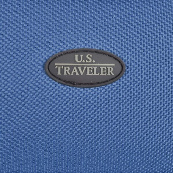 U.S. Traveler Lightweight Rolling 20" Carry On Luggage Softside Suitcase, Blue, 2 Wheel-1 Piece - Image 7