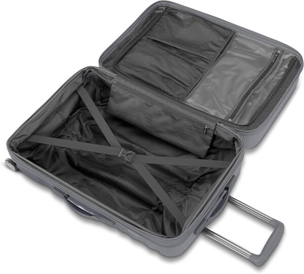 American Tourister Cascade Hardside Expandable Luggage with Spinner Wheels, Graphite, 24-Inch - Image 3