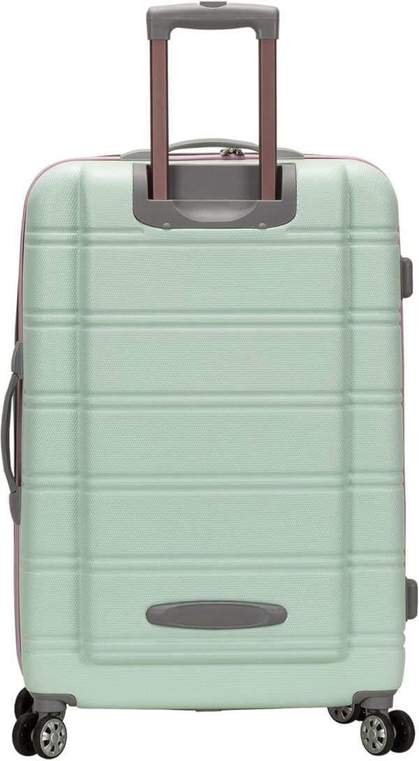 Rockland Melbourne Hardside Expandable Luggage with Spinner Wheels, Mint, 2 Piece (20/28) - Image 3