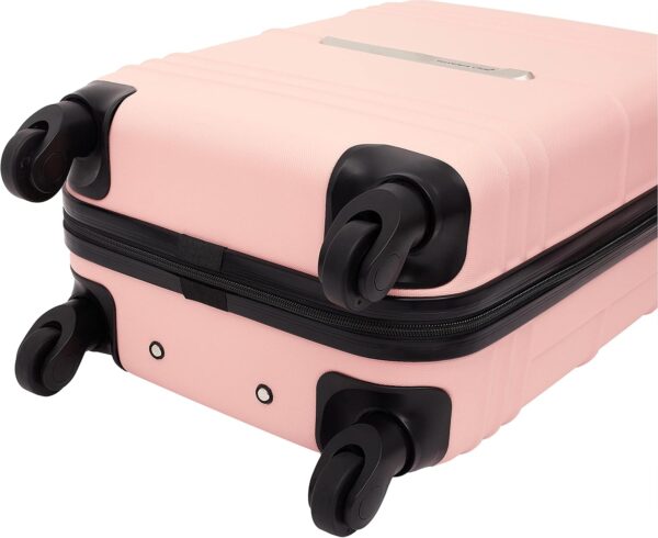 Travelers Club Richmond Spinner Luggage, Rose Gold, Carry-On 22-Inch - Image 5