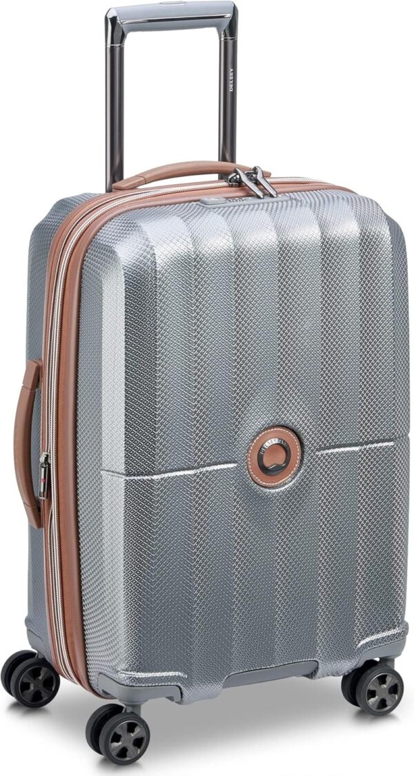 DELSEY PARIS Carrousel Hardside Expandable Luggage with Spinner Wheels, Graphite, Carry-on 21 Inch - Image 4