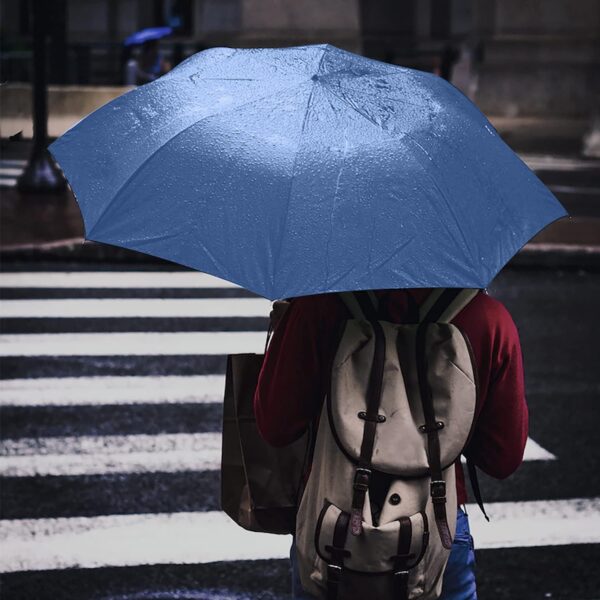 Automatic Umbrella Windproof Lightweight Strong Compact UV Protection Rain Travel Umbrellas Collapsible Backpack Umbrella Suit For Adult - Image 5