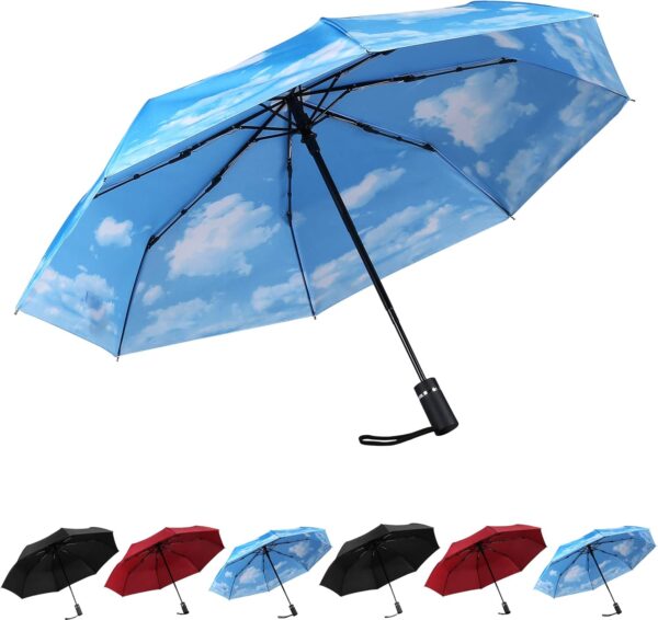 SY COMPACT Travel umbrella Automatic Windproof umbrellas-Factory Store - Image 2