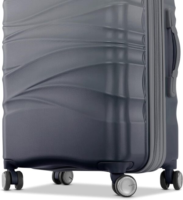American Tourister Cascade Hardside Expandable Luggage with Spinner Wheels, Graphite, 24-Inch - Image 2