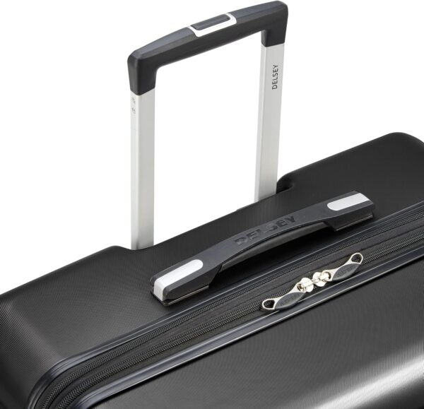 DELSEY PARIS Margot Hardside Luggage, Dual Wheel Spinners for Smooth Travel, Expandable with Spacious & Organizable compartments, Men and Women, Black, Medium Check-in 24-Inch - Image 5