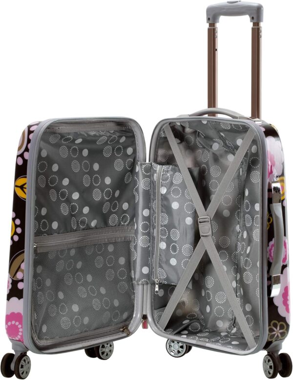 Rockland Vision Hardside Spinner Wheel Luggage, Pucci, Carry-On 20-Inch - Image 6