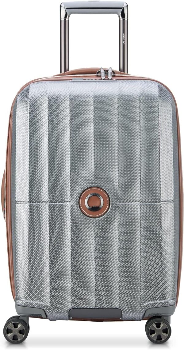DELSEY PARIS Carrousel Hardside Expandable Luggage with Spinner Wheels, Graphite, Carry-on 21 Inch