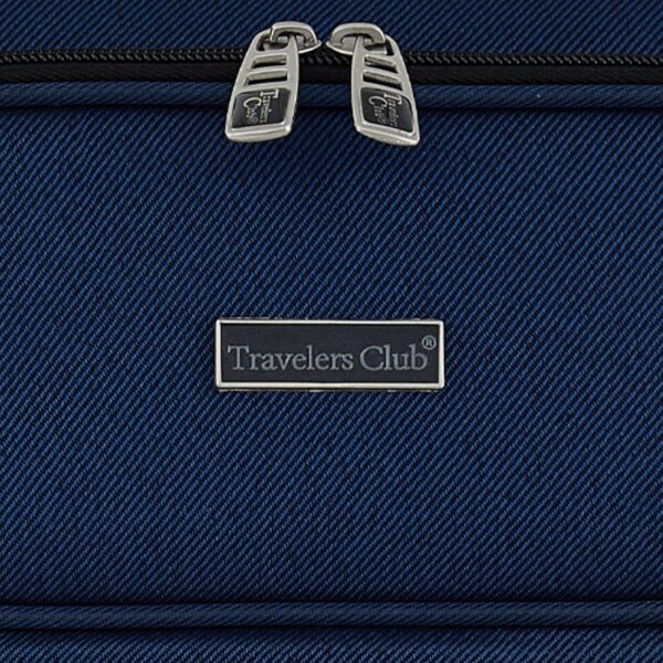 Travelers Club Swansea Carry-On Luggage, Navy Peony, 3 Piece Set - Image 9