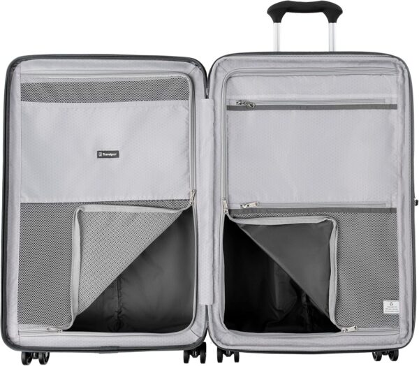 Travelpro Maxlite Air Hardside Expandable Luggage, 8 Spinner Wheels, Lightweight Hard Shell Polycarbonate, Shadow Grey, 2-Piece Set (21/25) - Image 6
