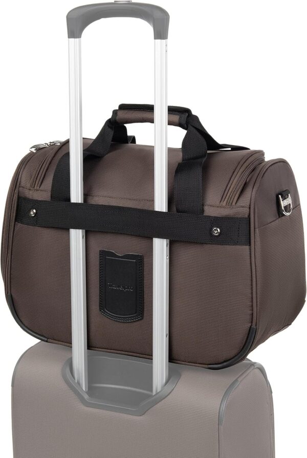 Travelpro Maxlite 5 Softside 2pc Set Expandable Carry On Luggage with 4 Spinner Wheels/Soft Underseat Tote, Lightweight Suitcase, Men and Women, Mocha - Image 8