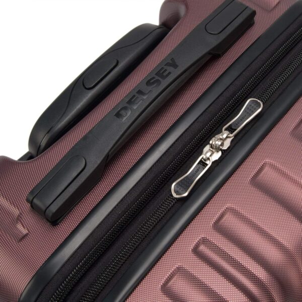 Delsey Paris Alexis Durable Hardside Luggage, Expandable Lightweight 4-Wheel Spinner, Easy Grip Telescoping Handle for Smooth Mobility, TSA-Lock Incorporated, Men and Women, Burgundy, Check-In 29-Inch - Image 3