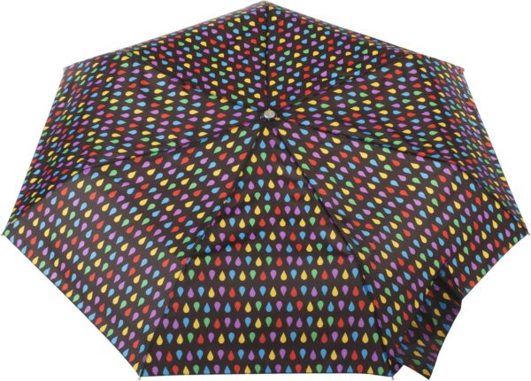 totes Automatic Eco Open Close Water-Resistant Travel Folding Umbrella with Sun Protection - Image 2