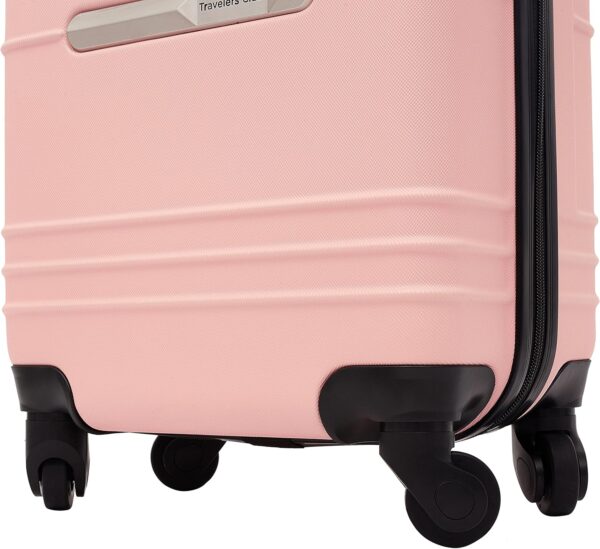 Travelers Club Richmond Spinner Luggage, Rose Gold, Carry-On 22-Inch - Image 6