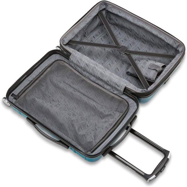 Samsonite Omni 2 Hardside Expandable Luggage with Spinner Wheels, 2-Piece Set (19/24), CARIBBEAN BLUE - Image 4