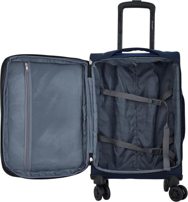 Travelers Club Swansea Carry-On Luggage, Navy Peony, 3 Piece Set - Image 6
