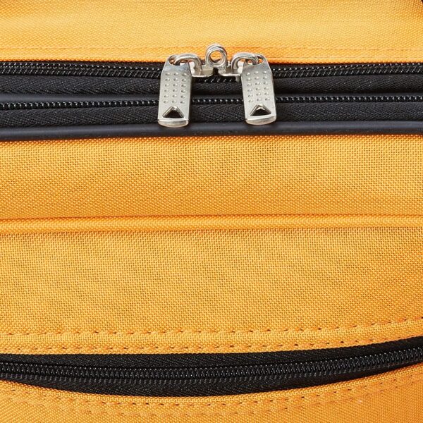 Rockland Fashion Softside Upright Luggage Set,Expandable, Orange, 2-Piece (14/19) - Image 6