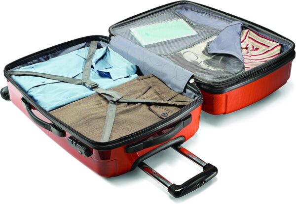 Samsonite Winfield 2 Hardside Expandable Luggage with Spinner Wheels, Orange, 3-Piece Set (20/24/28) - Image 3