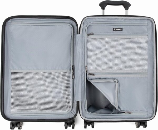 Travelpro Roundtrip Hardside Expandable Luggage, TSA Lock, 8 Spinner Wheels, Hard Shell Polycarbonate Suitcase, Gunmetal, 2-Piece Set (21/25) - Image 5