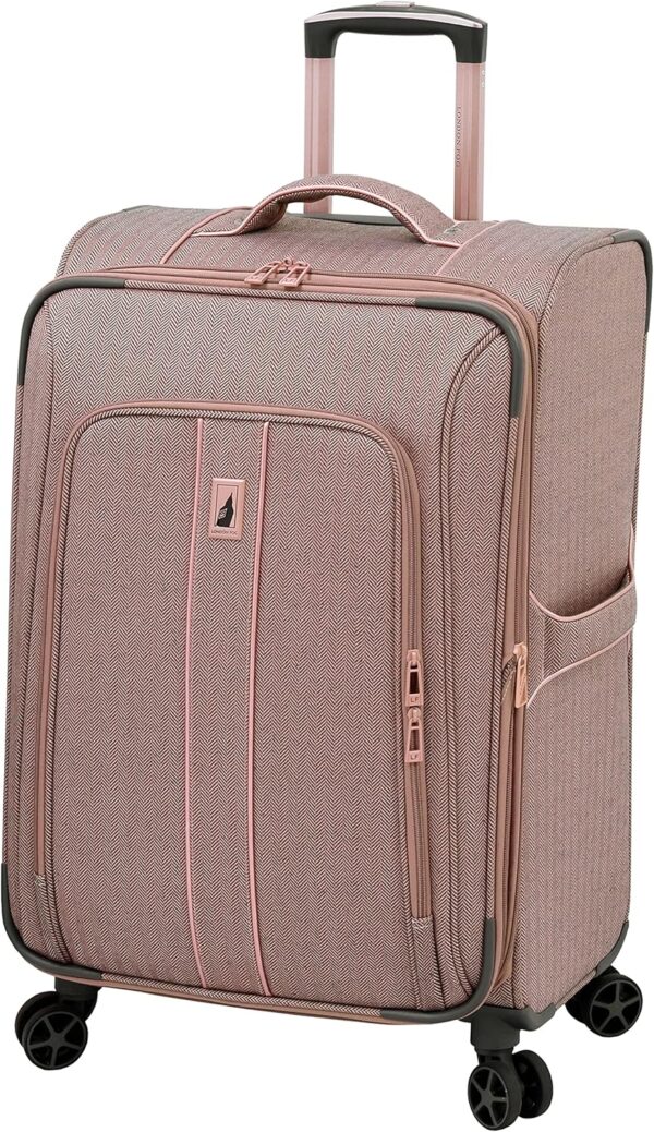 London Fog Newcastle Set of 4 Piece, Rose Charcoal - Image 4